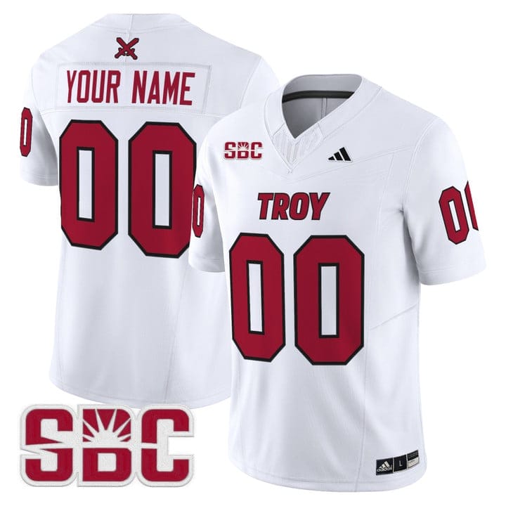 Alternative view of Custom Troy Trojans Jersey Name, Number 2025 Vapor Limited Stitched