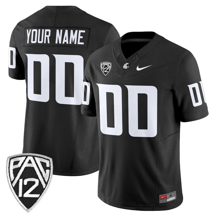 Alternative view of Custom Washington State Cougars Jersey Name, Number 2025 Limited Stitched