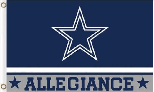 Dallas Cowboys ALLEGIANCE Flag 3X5 Ft Polyester Banner USA 90x150cm