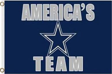 Dallas Cowboys American's Flag 3X5 Ft Polyester Banner USA 90x150cm