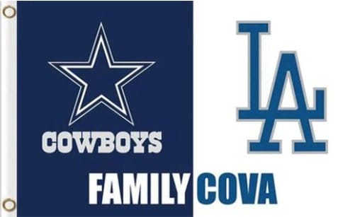 Dallas Cowboys FAMILY COVA Flag 3X5 Ft Polyester Banner USA 90x150cm