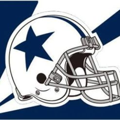Dallas Cowboys Helmet White Flag 3X5 Ft Polyester Banner USA 90x150cm