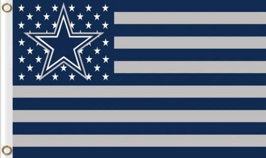 Dallas Cowboys Star Flag 3X5 F Polyester Banner USA 90x150cm