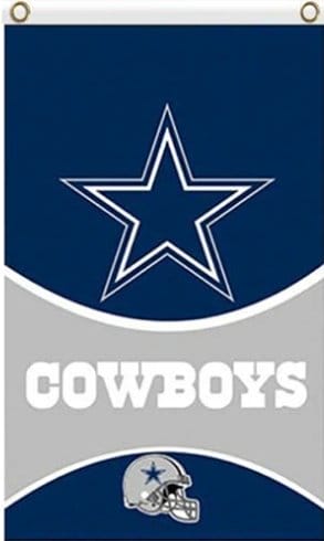 Dallas Cowboys Team Vertical Flag 3X5 Ft Polyester Banner USA 90x150cm