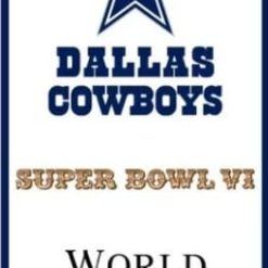Dallas Cowboys World Champions 1971 Flag 3X5 Ft Polyester Banner USA 90x150cm