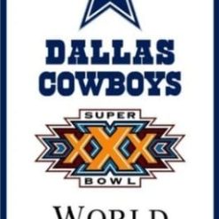 Dallas Cowboys World Champions 1995 Flag 3X5 Ft Polyester Banner USA 90x150cm