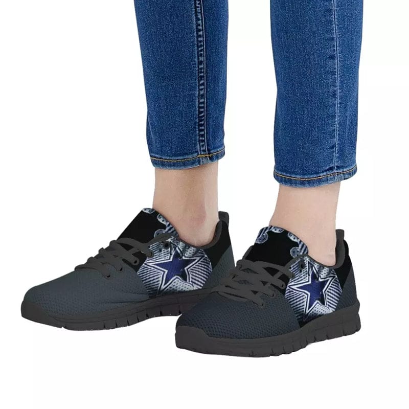 Dallas Cowboys Black Star NLF Sneaker Shoes