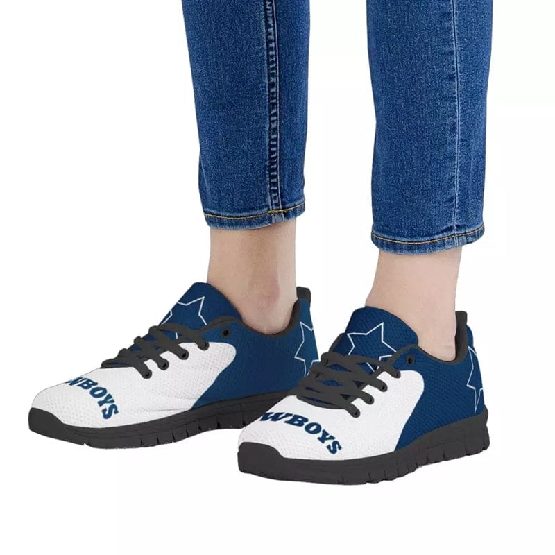 Dallas Cowboys Black Star NLF Sneaker Shoes - Image 9
