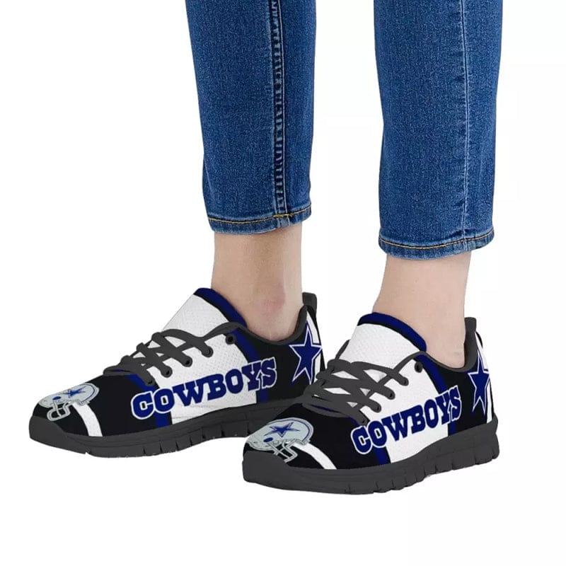 Dallas Cowboys Black Star NLF Sneaker Shoes - Image 11