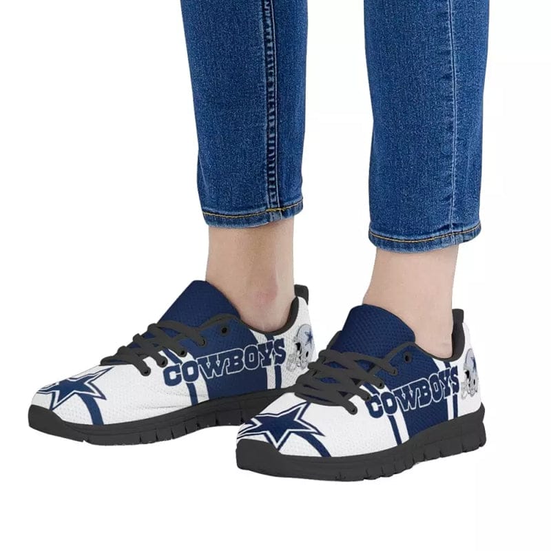 Dallas Cowboys Black Star NLF Sneaker Shoes - Image 10