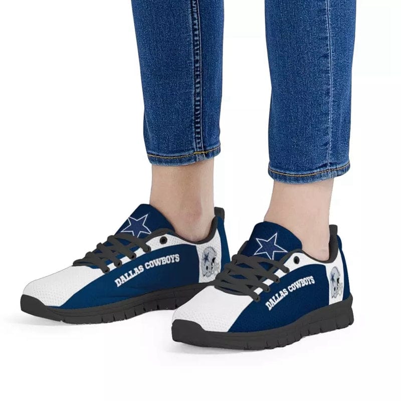 Dallas Cowboys Black Star NLF Sneaker Shoes - Image 12