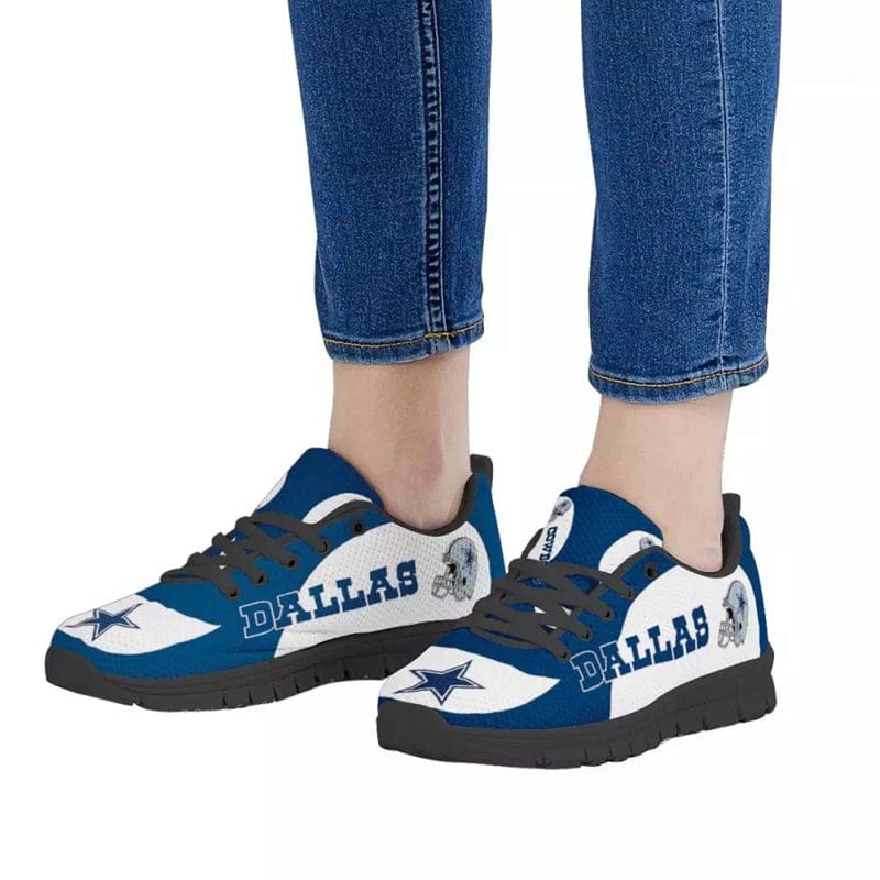 Dallas Cowboys Black Star NLF Sneaker Shoes - Image 13