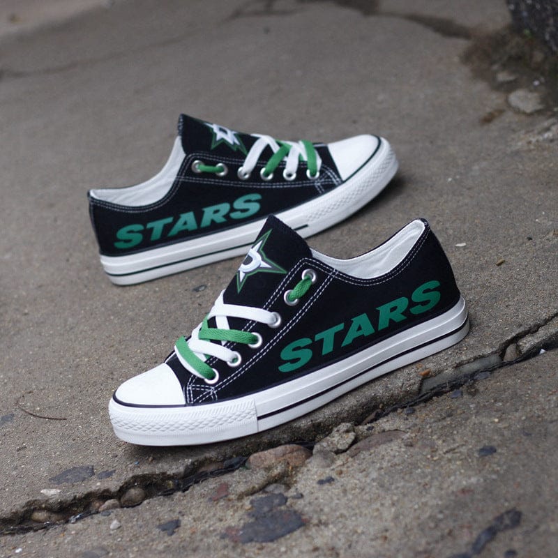 Dallas Stars Low Top Canvas Sport Sneakers Shoes For Men Women Fans - Image 4