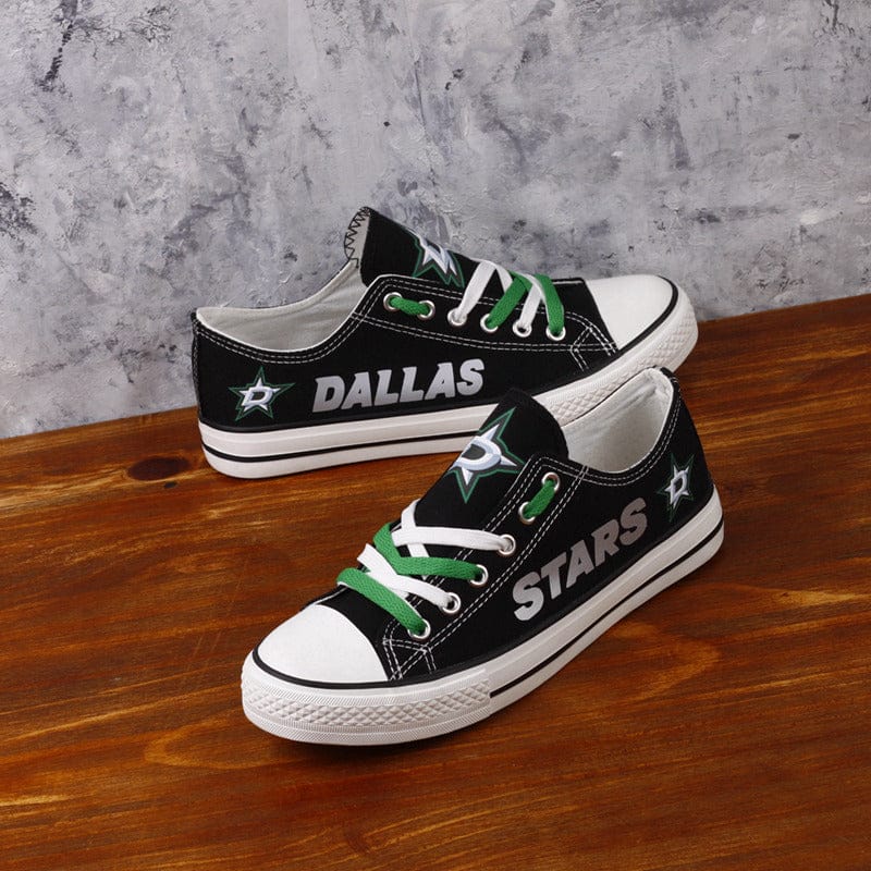 Dallas Stars Low Top Canvas Sport Sneakers Shoes For Men Women Fans - Image 6