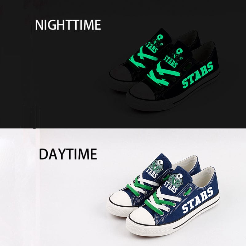 Alternative view of Dallas Stars Low Top Canvas Sport Sneakers Shoes For Men Women Fans