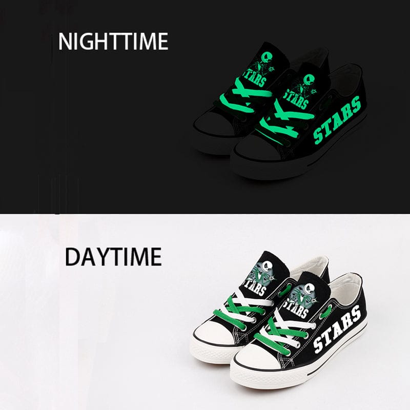 Dallas Stars Low Top Canvas Sport Sneakers Shoes For Men Women Fans - Image 3
