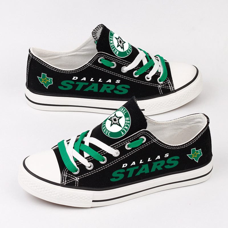 Dallas Stars Low Top Canvas Sport Sneakers Shoes For Men Women Fans - Image 5