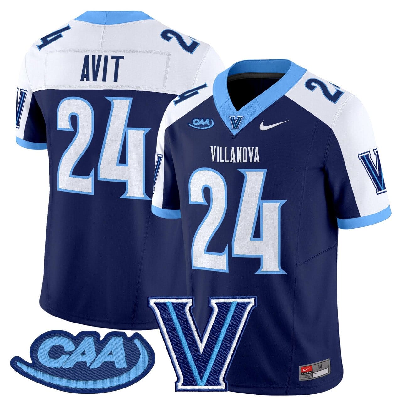 David Avit Jersey #24 Villanova Wildcats 2025 Vapor Limited Stitched - Image 3
