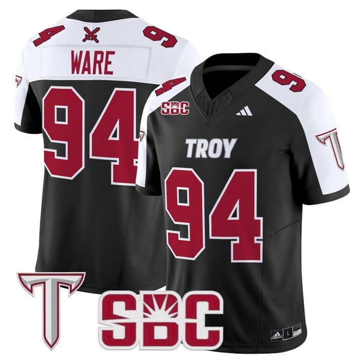 DeMarcus Ware Jersey #94 Troy Trojans 2025 Vapor Limited Stitched - Image 3