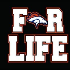 Denver Broncos FOR LIFE Flag 3X5 Ft Polyester Banner USA 90x150cm