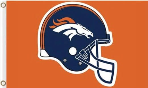 Denver Broncos Football Logo Flag 3X5 Ft Polyester Banner USA 90x150cm