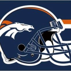 Denver Broncos Helmet Flag 3X5 Ft Polyester Banner USA 90x150cm