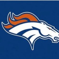 Denver Broncos Logo Stripe Flag 3X5 Ft Polyester Banner USA 90x150cm