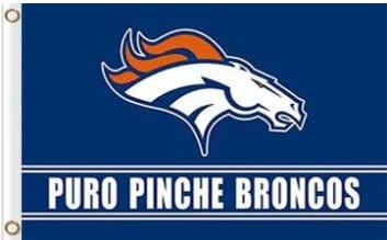 Denver Broncos Puro Pinche Flag 3X5 Ft Polyester Banner USA 90x150cm