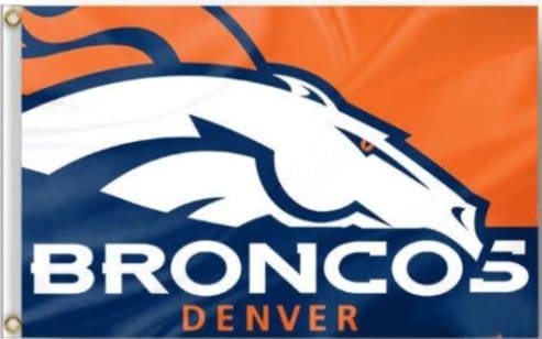 Denver Broncos Sport Flag 3X5 Polyester Banner USA 90x150cm