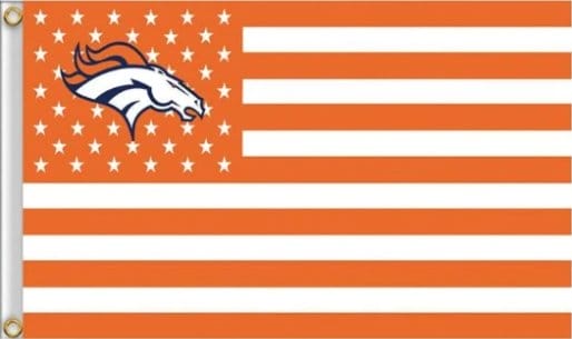 Denver Broncos Star Nation Flag 3X5 Ft Polyester Banner USA 90x150cm