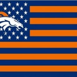 Denver Broncos Star Stripes Flag 3X5 Ft Polyester Banner USA 90x150cm