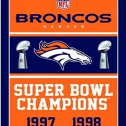 Denver Broncos Super Bowl Champions Flag 3X5 Ft Polyester Banner USA 90x150cm