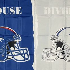 Denver Broncos vs Dallas Cowboys House Divided Flag 3x5 ft Sports Banner New