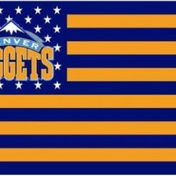 Denver Nuggets Star Flag 3X5Ft Polyester Banner USA Digital Print