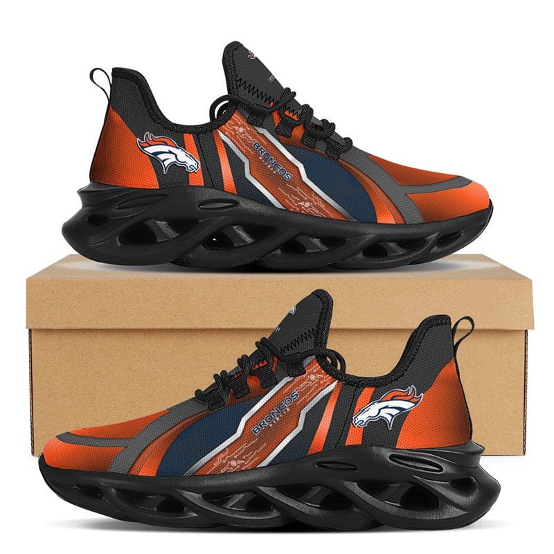 Alternative view of Denver Broncos Max Soul Sneakers Shoes Elevate Your Every Step