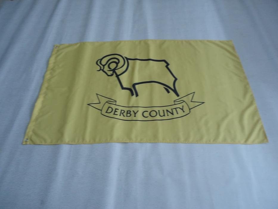 Derby County Football Club Flag 3x5ft Banner polyester