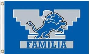 Detroit Lions Familia Flag 3X5 Ft Polyester Banner USA 90x150cm