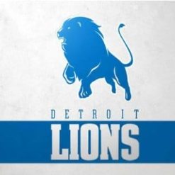 Detroit Lions Team White Flag 3X5 Ft Polyester Banner USA 90x150cm