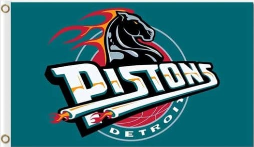 Detroit Pistons Flag 3X5Ft Polyester Banner USA Digital Print