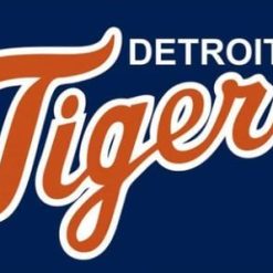 Detroit Tigers Baseball Club Orange-Blue Flag 3X5Ft Banner USA Polyester with Brass Grommets