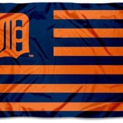 Detroit Tigers Nation Flag 3X5Ft Banner USA Polyester with Brass Grommets
