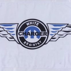Dodge Charger RT White Flag 3X5 Ft Polyester Banner USA 90x150cm