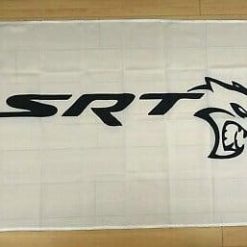Dodge Demon Challenger White Flag 3X5 Ft Polyester Banner USA 90x150cm