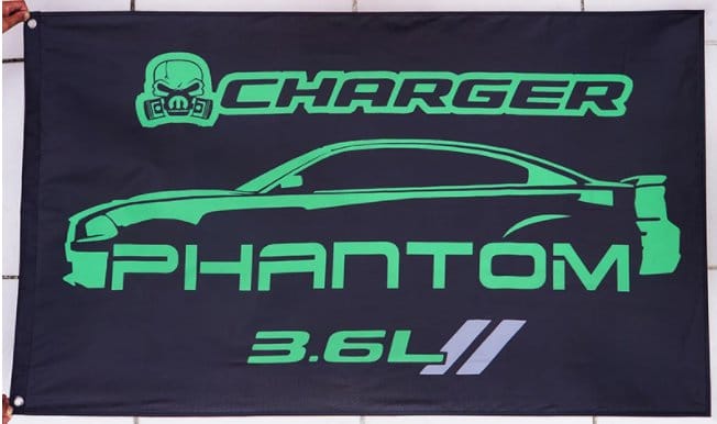 Dodge Flag Charger Phantom Flag 3X5 Ft Polyester Banner USA 90x150cm