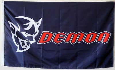 Dodge Flag Demon Challenger SRT 3X5 Ft Polyester Banner USA 90x150cm