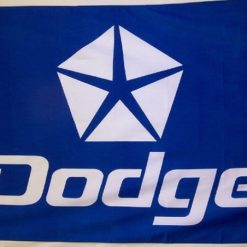 Dodge Flag with Pentastar Logo 3X5 Ft Polyester Banner USA 90x150cm