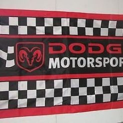 Dodge Motosports Car Flag 3X5 Ft Polyester Banner USA 90x150cm