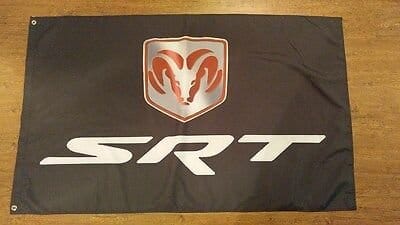 Dodge SRT Black Flag 3X5 Ft Polyester Banner USA 90x150cm