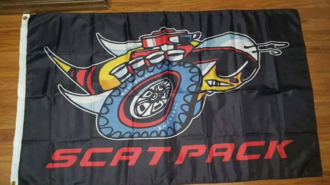 Dodge Scatpack Flag 3X5 Ft Polyester Banner USA 90x150cm