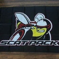 Dodge Scatpack Yellow Flag 3X5 Ft Polyester Banner USA 90x150cm